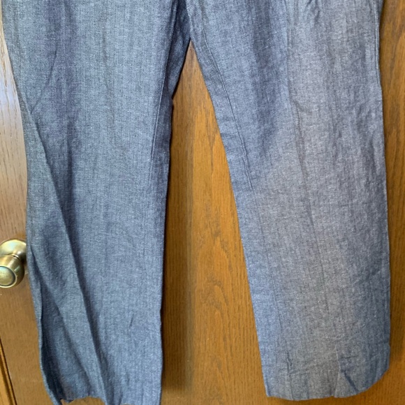 GAP Women's Gray Trousers with Pinstripe- Size 10 - Picture 2 of 13